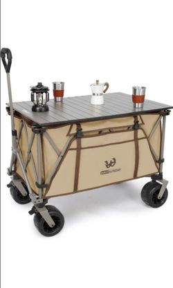 Collapsible Heavy Duty Wagon with All Terrian Wheel,