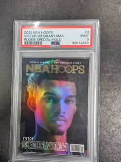 2023 Hoops Victor Wembanyama Rookie Special PSA 9