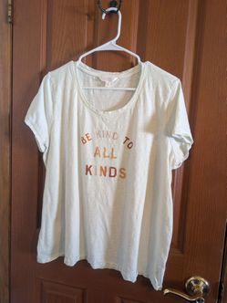 LC Lauren Conrad Tee - Be Kind To All Kinds, Size XXL, FITS LIKE XL