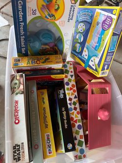 Mixed Kids Toys, Games, and Books Lot