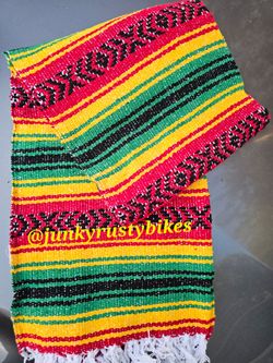 New rasta falsa mexican blanket