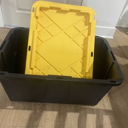 27 gallon brown bins – used once.