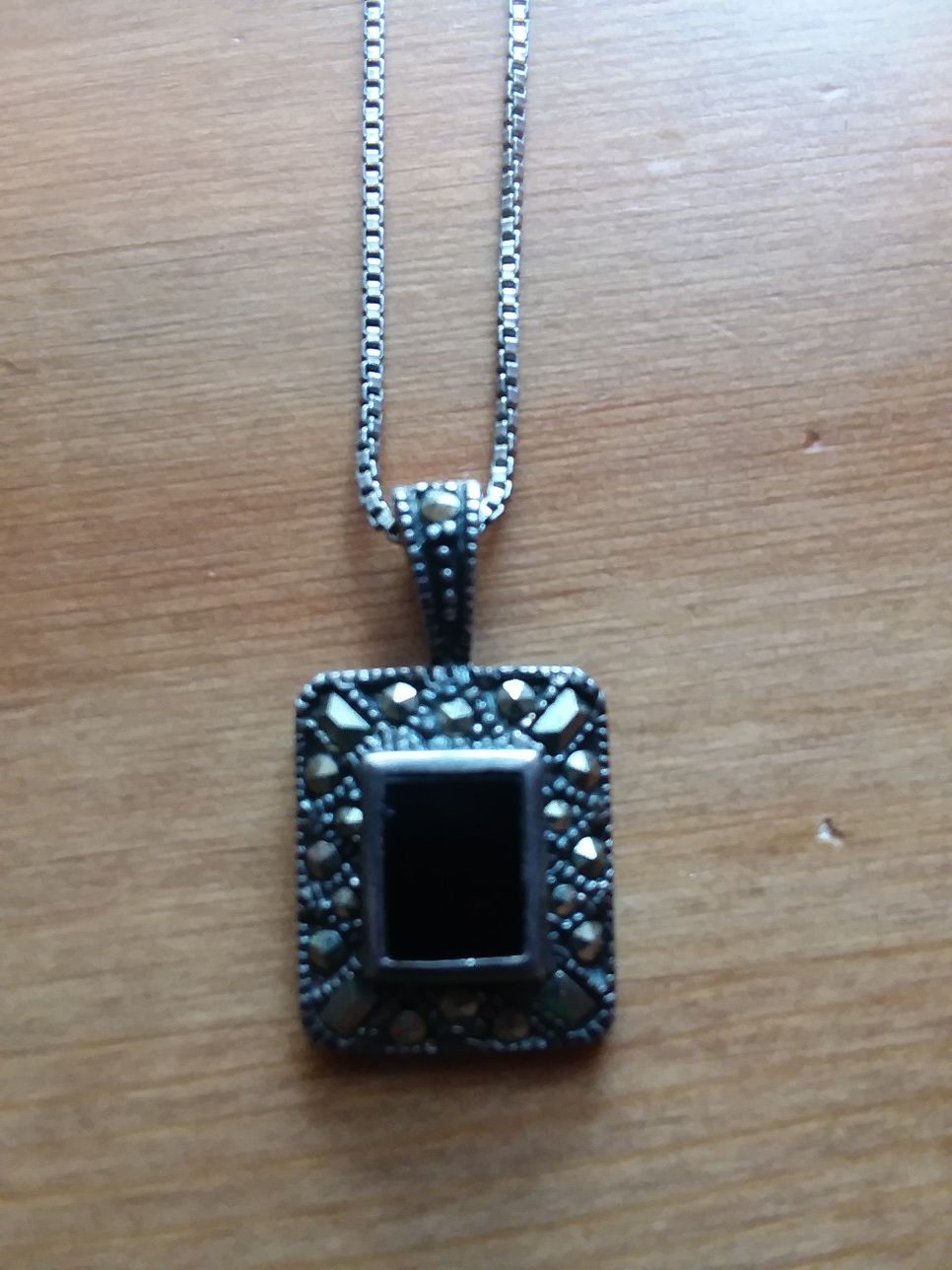 Vintage .925 Silver Pendant & Necklace