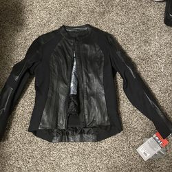 Brand New BiLT Leather Motorcycle Jacket 