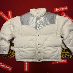 Supreme Glitter Yoke Down Puffer Jacket