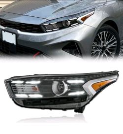Headlight Assembly Compatible with 2022 2023 2024 Kia Forte GT Gt-Line 92101-M76