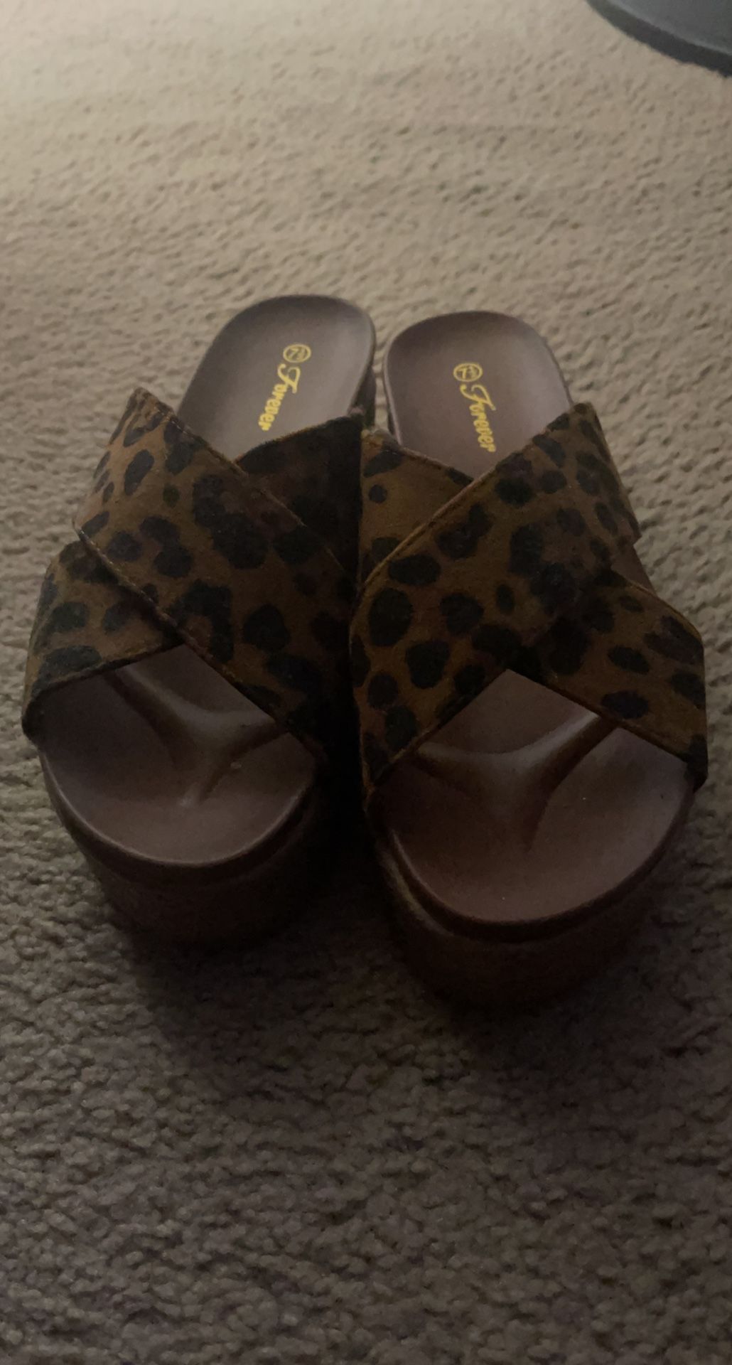 Brand New Cheetah Wedges