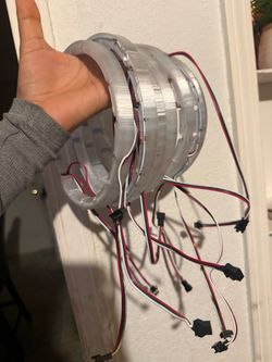 Ring lights for speaker rack