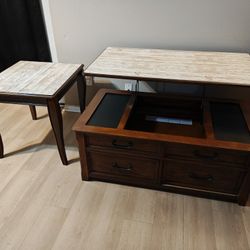 Refurbished Western/Rustic Living Room Table And End Review