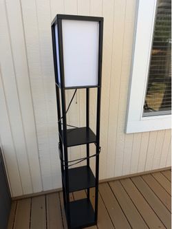 Standard ikea nightstand & lamp