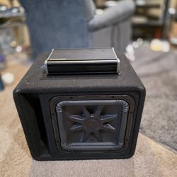 12 In L7 Kicker In Ported Box /1200 Watt Kicker Amp