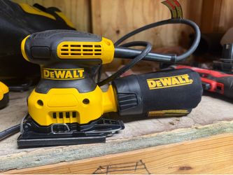 Squared dewalt sander