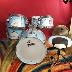 Gretsch 57 Drum Set 5pc  Blue 