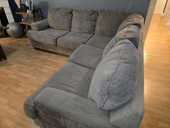 Gray Ashley HomeStores Bovarian Sectional Sofa