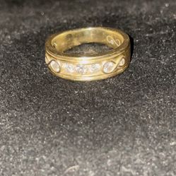 Diamond 14k Gold Ring (infinity Design)