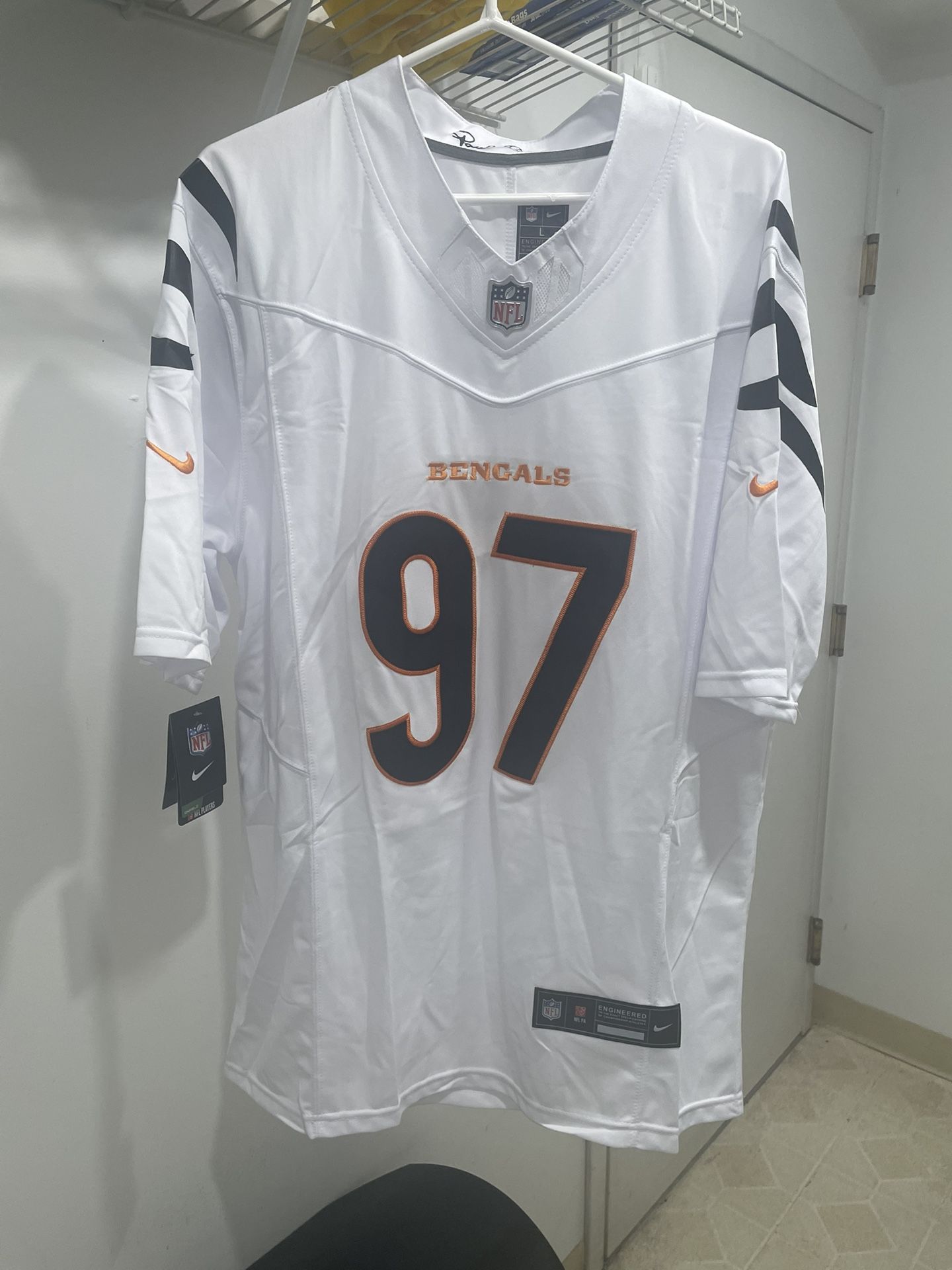 Cincinnati Bengals Shamar Stewart stitched jersey size Large XL 2xl