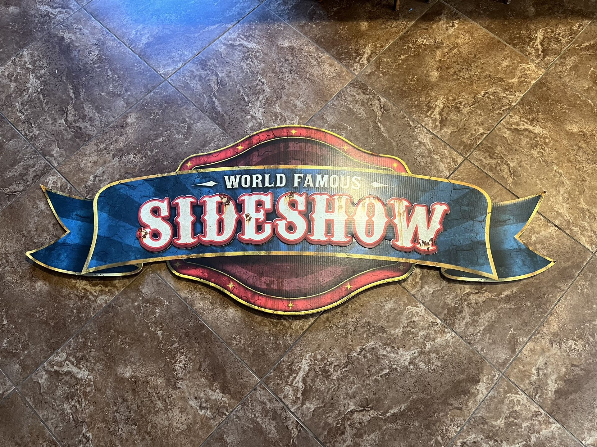 Spirit Halloween ISE CarnEvil Carnival 2024 Display RARE World Famous Sideshow