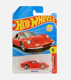 Hot Wheels Ferrari Dino 206 GT Diecast 2026 150/250 & Ferrari Series