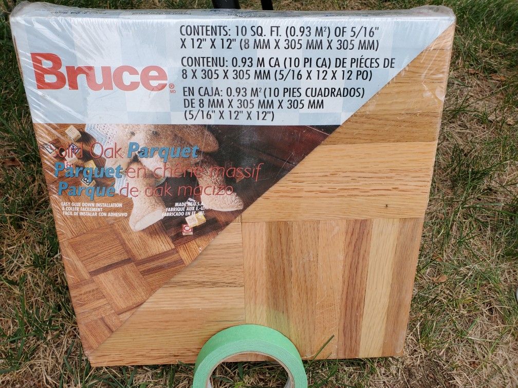 Solid Hardwood Flooring NEW parquet Bruce 10 Sq Ft