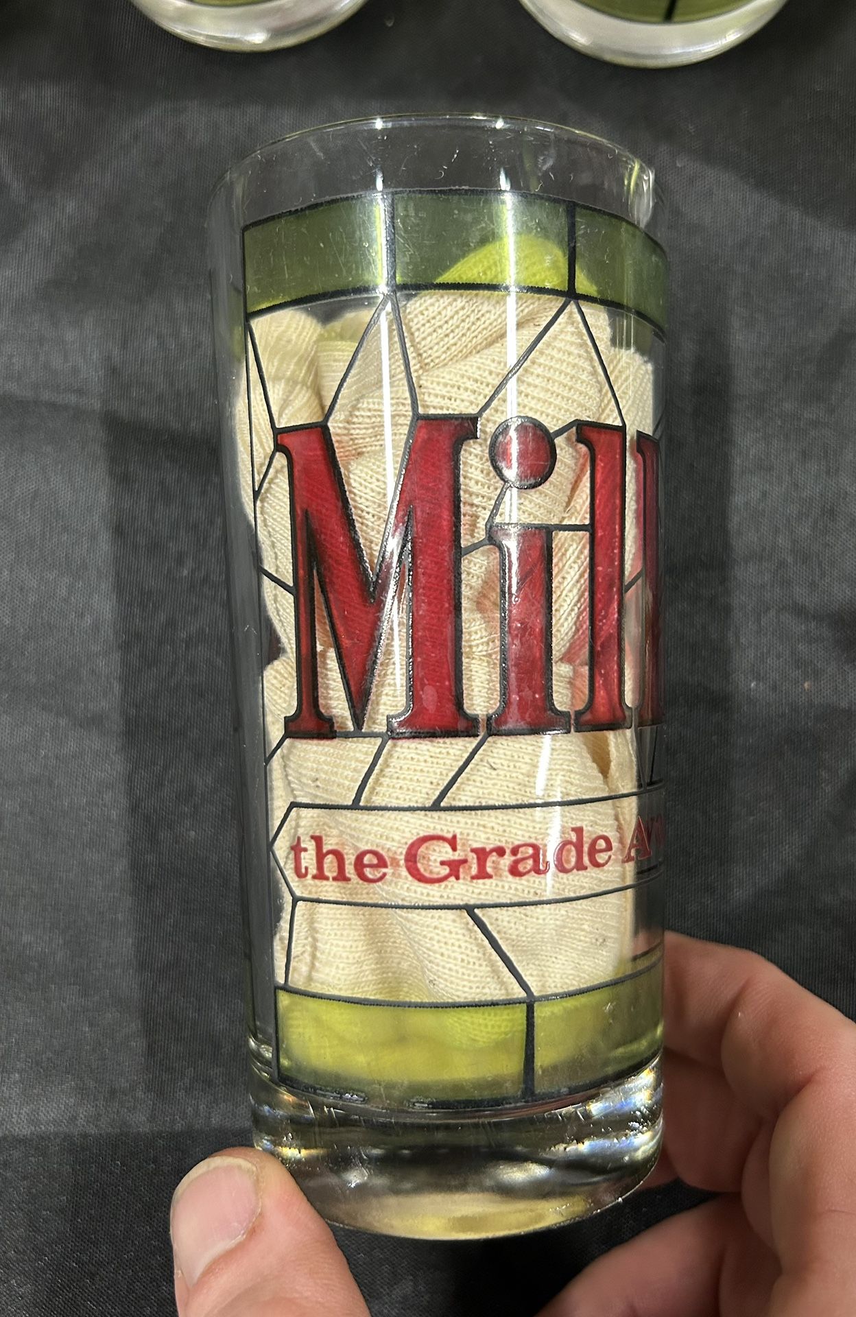 Milk Drinking Glasses, Nice!