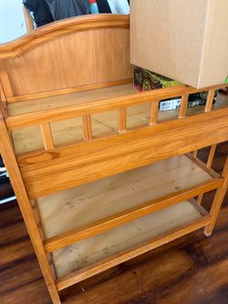 Wooden Baby Changing Table