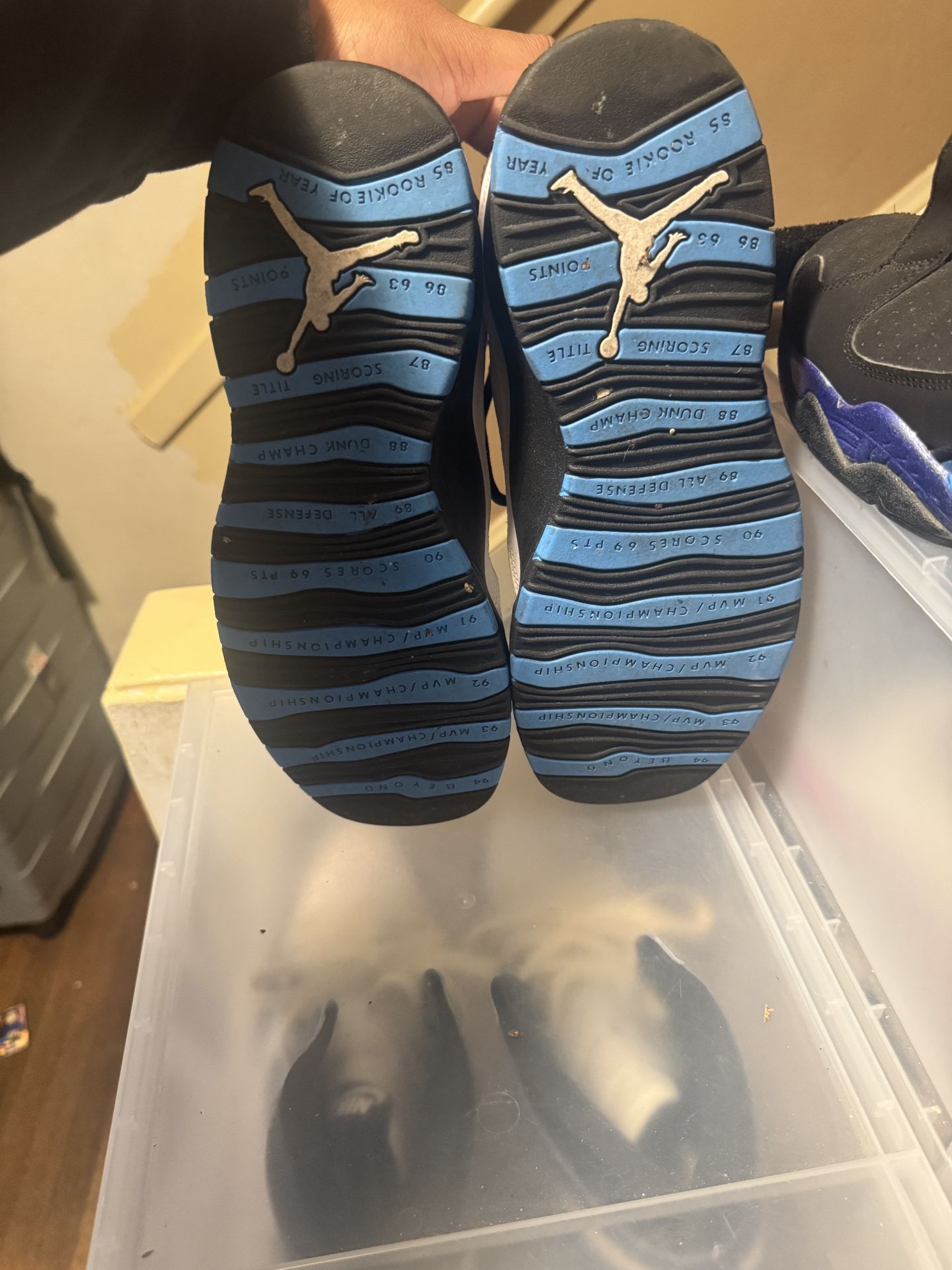 Air Jordan X Powder Blue