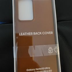 Note 20 Ultra Leather Back Cover NEW
