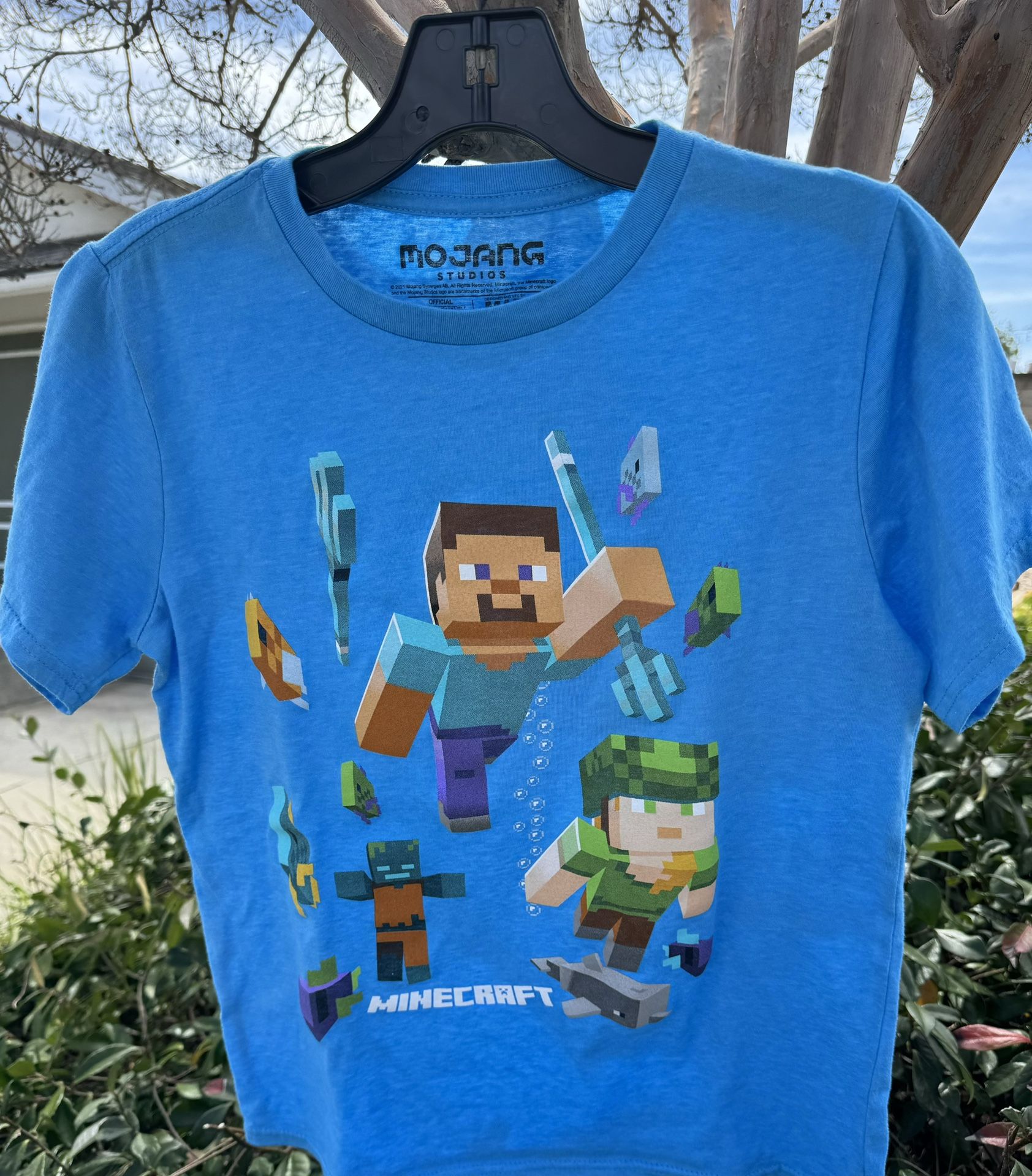 Youth Minecraft Authentic T-Shirt Large