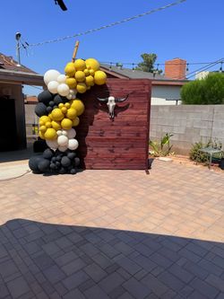 Western bday decor