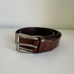 Fossil Brown Leather Belt Men’s 