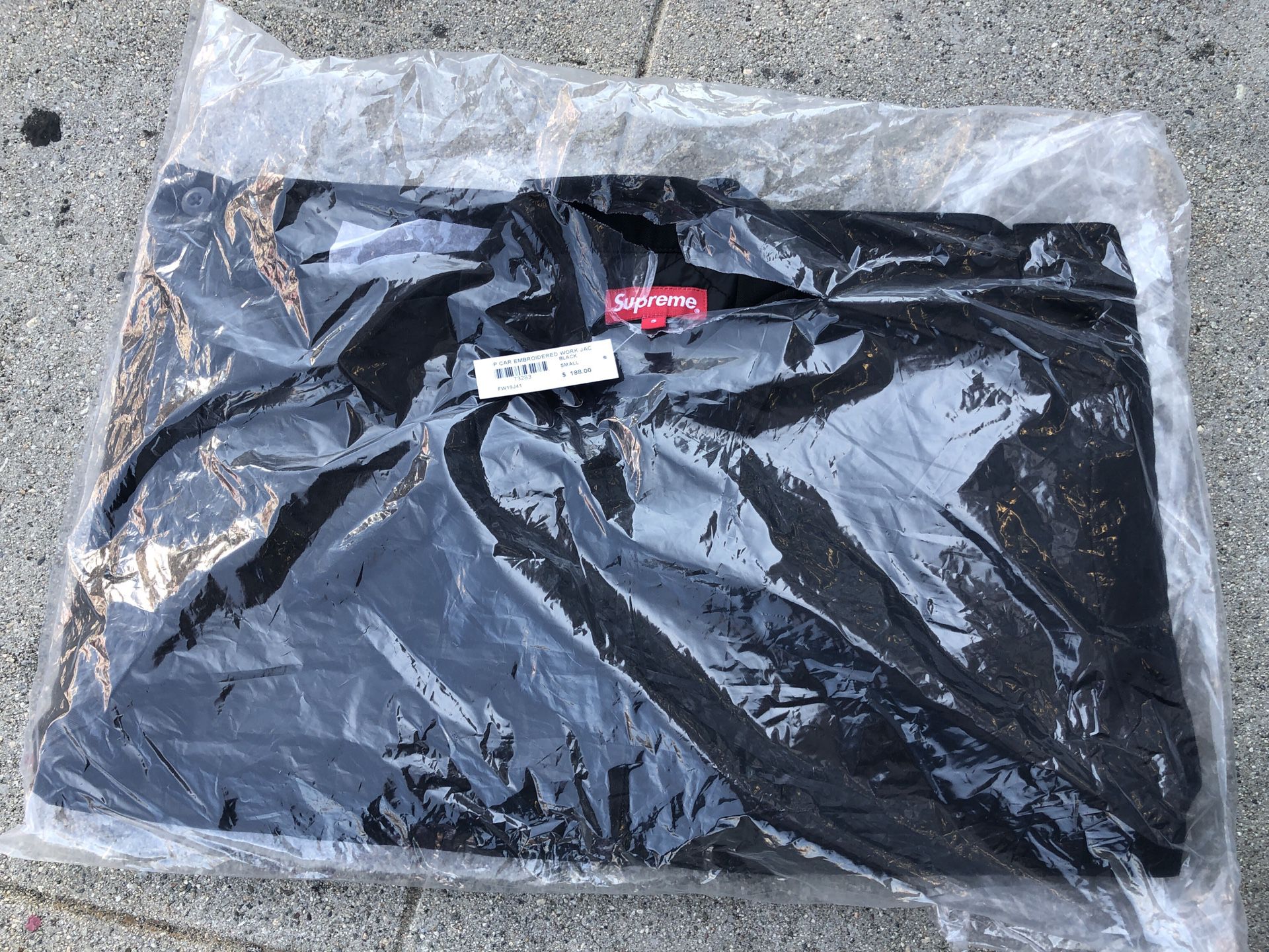 Supreme Cop Car Embroidered Work Jacket for Sale in Los Angeles