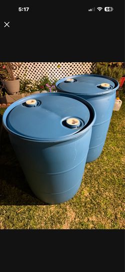55 gallon drum clothes top $35 each
