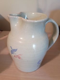 Hand Crafted Vtg Pottery Pitcher