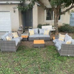 High quality patio furniture set outdoor patio sofa set fully assembled in the box deep seating cushion 🆕🚚🚎🆕