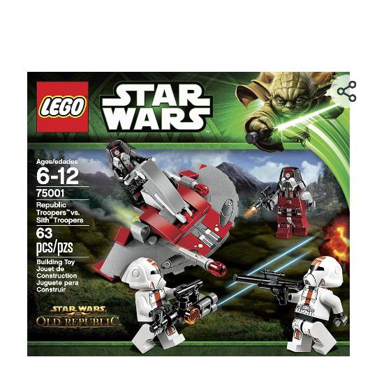 LEGO Star Wars: Republic Troopers vs. Sith Troopers (75001) NEW SEALED!