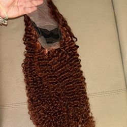100% Human Har 28 Inch Curly Wig 