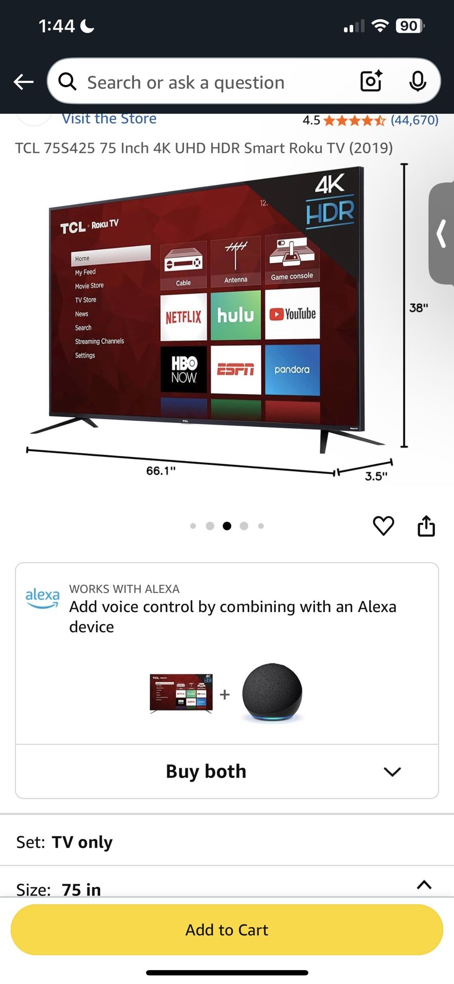 Moving Sale - 3 TVs 85”, 75”, 55” For Sale in NoMa DC