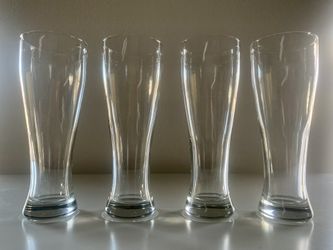 Pottery Barn - Craft Beer Pilsner Glasses - Set Of 4