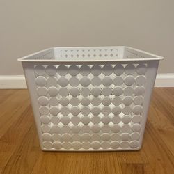 The Container Store - White Storage Basket 