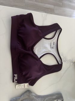 Purple Fila Spots Bra