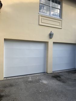 Two Impact Garage Doors With Zise Mount Openers 