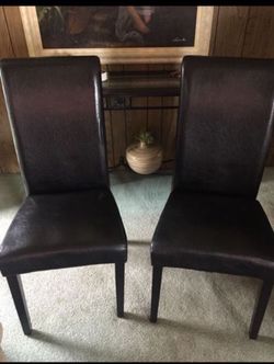 Black chair set of 2 new