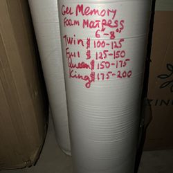 Brand New Gel Memory Foam Mattress Sale!