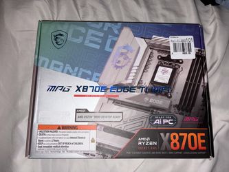 MSI mpg x870e edge WiFi white mobo