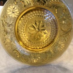 Vintage Indiana glass tiara sandwich plate plates