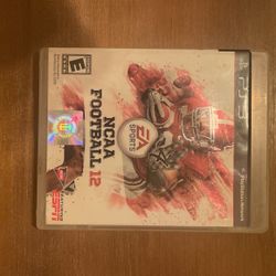 Sony PlayStation Ps3 Ncaa Football 12 