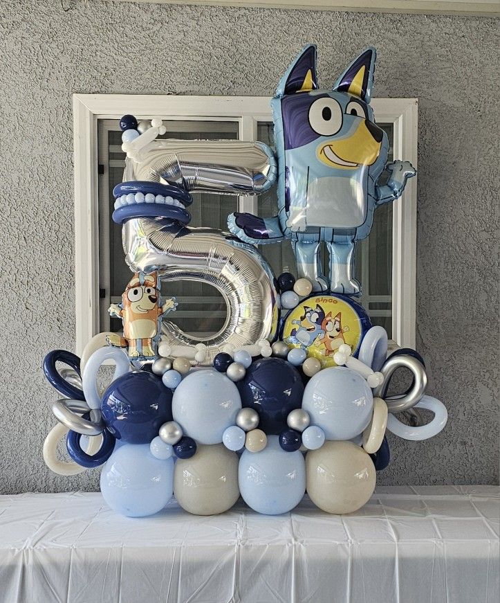 Bluey Balloon Bouquet