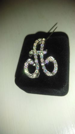 Vintage brooch rhinestones