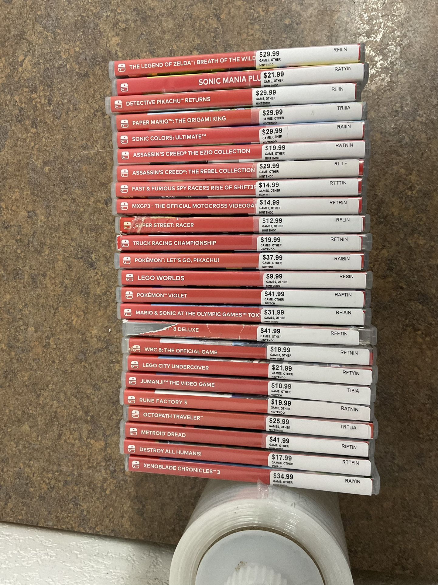 NINTENDO SWITCH GAMES ALL INDIVIDUALLY PRICED (30% OFF MARKED PRICES)