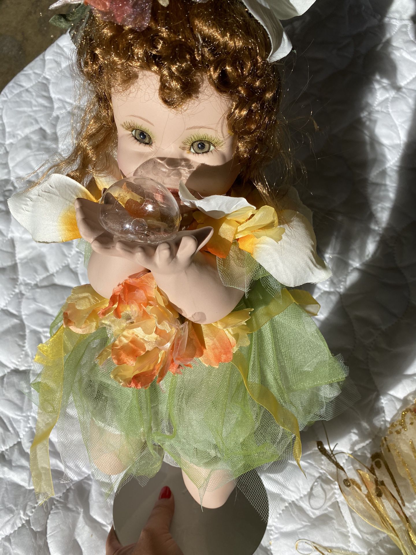 Antique glass doll